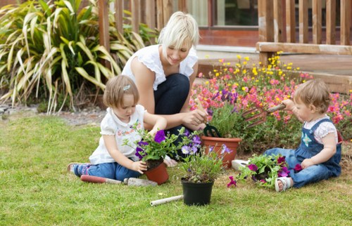 Small terraced garden tidy-up near local shops